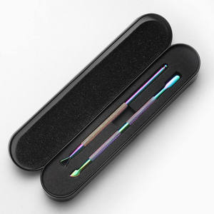 Professional Manicure Tools 2pcs Stainless Steel Curved Blades Finger Use Nail Cutter Cuticle Pusher Clipper Kit ANAAIF - Product Image 5