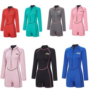 Combinaison de natation professionnelle pour femmes, en néoprène de 2.5mm, une pièce, pour la natation en plein air, le surf, la plongée en apnée, la plongée sous-marine - Product Image 1