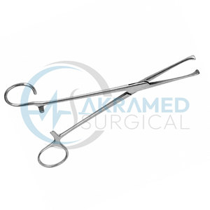 คีมจับ Clover Tonsil Pillar Grasping Forceps ทำจากสแตนเลส สำหรับศัลยกรรมตกแต่ง ใช้ซ้ำได้ ได้รับการรับรองมาตรฐาน CE แบบใช้มือ ขนาด 20 ซม. สำหรับการผ่าตัด - Product Image 4