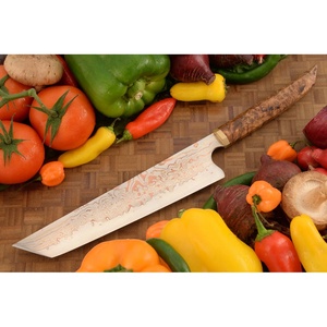 Cuchillo de Chef Multifuncional de Acero Inoxidable de 13 Pulgadas, Hecho a Mano por Ahmad Fabric, Grado Industrial, con Funda de Cuero, Personalizable OEM - Product Image 6