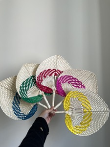 EN TENDENCIA: Abanicos de Bambú Ecológicos Tejidos a Mano, Reutilizables, Decoración para Bodas, Refresco Personal, Durabilidad Superior 2026 - Product Image 3