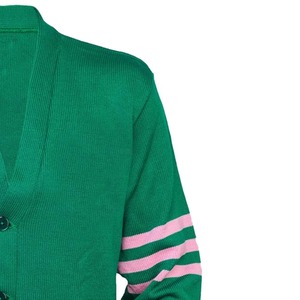 Manufacture Your Custom Logos On Acrylic Cardigans Sweaters Embroidery Letters Knitted Sorority Fraternity Unisex - Product Image 4