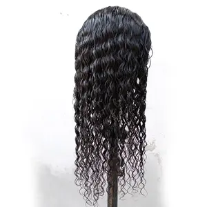 WHOLESALE NATURAL 100% UNPROCESSED MEDIUM AND HEAVY DENSITY FRONTAL FULL LACE CURLY HAIR WIGS