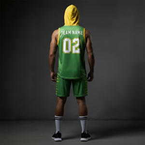 Tenues de football 7v7 personnalisées avec nom et numéro, ensemble maillot d'équipe 100 % polyester sans manches, grande taille, respirant - Product Image 5