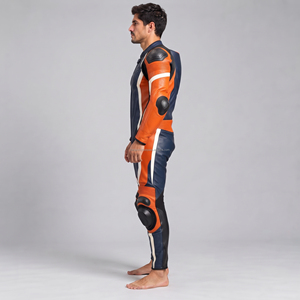 Traje de Motociclista de Cuero, Ropa de Motociclismo de Aventura, Protección Contra Impactos, Estructura Ventilada, Medidas Personalizadas - Product Image 3