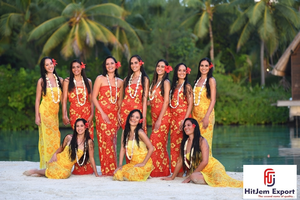 Sarong Hawaïen Imprimé Tahiti Personnalisé, Paréo de Plage, Service de Fabrication Sur Mesure, Fournisseur OEM ODM, Usine de Tissus en Inde - Product Image 6