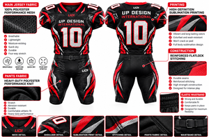 Custom American Football Uniform Set Custom Team Jersey <b>Pants</b> Sublimation Sportswear Men's Professional <b>Padded</b> Football Uniforms - Product Image 5