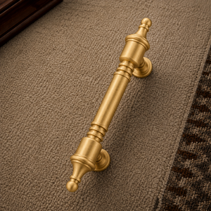 Brushed <b>Gold</b> Brass <b>Kitchen</b> & Bedroom Door <b>Handle</b> with Eco-Friendly Design and Easy Installation for Residential Use - Product Image 4