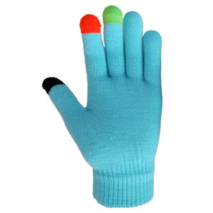 Custom Logo And Design Winter Plain Style <b>Gloves</b> Mittens Acrylic Knitted <b>Touch</b> <b>Screen</b> Embroidered Logo Sports Custom OEM - Product Image 2