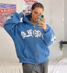 Nueva Sudadera de Moda Urbana para Mujer 2026, Diseño Exclusivo con Cuello en V, Hombros Caídos, Color Sólido - Product Image 1