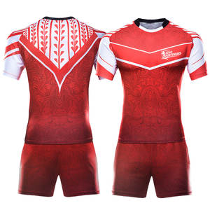 Tenue de rugby d'équipe de qualité fiable pour la distribution en gros – Vêtements de sport imprimés par sublimation - Product Image 1