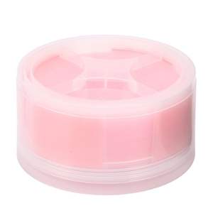 Boîte à pièces quatre compartiments en forme de gaufre 6" x 2" noire - Product Image 6