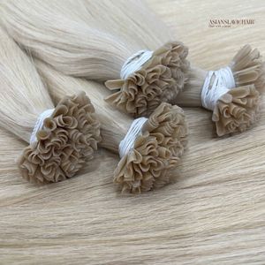 Extensiones de Cabello Remy Vietnamitas con Punta de Queratina, Rubias, Doble Trama, Alta Calidad, Cabello Humano con Puntas Completas, Precio al por Mayor - Product Image 1