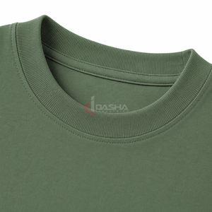 T-shirt court vintage surdimensionné et vieilli avec broderie et patch, personnalisable avec logo, directement de l'usine - Product Image 5