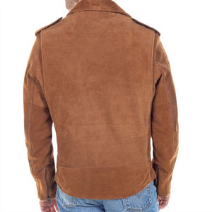 Fashionable Winter <b>Men's</b> <b>Suede</b> Bomber <b>Jacket</b> Custom Made Vintage Outdoor <b>Jacket</b> for <b>Men</b> for Sale in Wholesale price with low Moq - Product Image 3