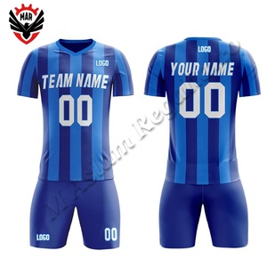 Uniforme de Fútbol Masculino de Alta Calidad y Comodidad, Conjunto Personalizado con Nombre, Impresión por Sublimación, Ropa Deportiva 100% Poliéster - Product Image 1