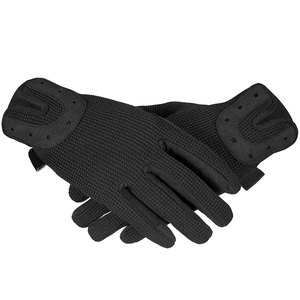 Guantes de equitación transpirables de malla, antideslizantes, con palma de cuero sintético, para control de riendas, guantes para exteriores. - Product Image 2