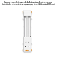 Robot de nettoyage de panneaux solaires suspendus télécommandé X6, nettoyage à sec et humide pour centrale photovoltaïque