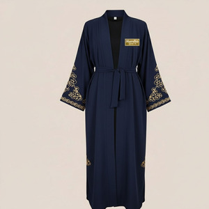 Robe Abaya Kaftan de style modeste pour femmes, vente en gros à Dubaï, pour la prière de l'Aïd, Ramadan, vêtements islamiques en provenance du Pakistan - Product Image 5