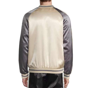 Women's Custom Satin <b>Varsity</b> <b>Jacket</b> Top Trending <b>Plain</b> Blank Breathable and Finished Processing Low Price - Product Image 2