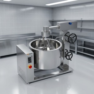 Olla de vapor rotativa por inducción con camisa térmica Amicook 380V/440V, modelo para restaurantes, olla de cocción rápida, vaporera de pasta, de uso intensivo y fácil limpieza. - Product Image 5