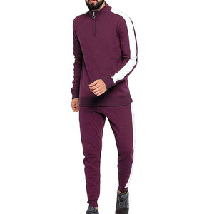 Ensemble de survêtement décontracté pour homme avec sweat à capuche et pantalon de jogging en molleton 100 % coton, personnalisable avec logo, fabriqué au Pakistan - Product Image 1