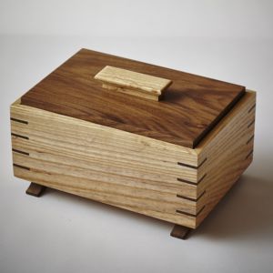 Handcrafted Wooden Urn <b>Box</b> for Human Ashes Custom Wooden Cremation Urns Large <b>Memorial</b> <b>Keepsake</b> <b>Box</b> Wooden Funeral Urns - Product Image 1