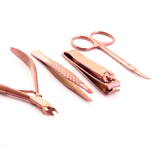 Coupe-cuticules en acier inoxydable couleur or rose, série Master, coupe précise, ouverture large, professionnel, disponible en OEM - Product Image 4