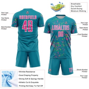 Ensemble de maillots de football personnalisés 2026 pour adultes et enfants, uniforme d'arbitre de football, ensemble d'entraînement pour hommes avec logo personnalisé - Product Image 3