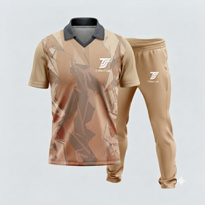 Uniforme de cricket professionnel à sublimation 100 % polyester, col rabattu, manches courtes, unisexe, personnalisable avec le nom de l'équipe, vente chaude - Product Image 6