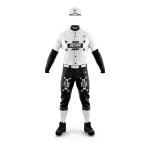 Ensemble de maillots de baseball unisexes personnalisés, bleu marine et jaune, nom du joueur 55, imprimé numérique, polyester respirant, manches courtes, sangle réglable - Product Image 4