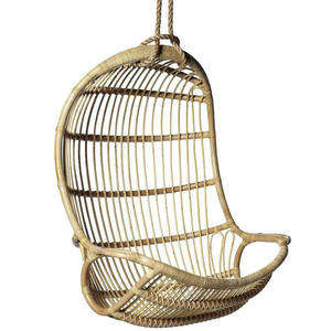 Silla Colgante Bohemia de Lujo para Hotel o Resort, Silla Columpio de Exterior Resistente al Agua, Material de Ratán Natural, para Jardín - Product Image 2