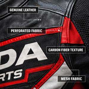 เสื้อแจ็คเก็ตหนังสำหรับขี่มอเตอร์ไซค์คุณภาพสูงแบบสั่งทำพิเศษ พร้อมอุปกรณ์ป้องกัน สำหรับขี่มอเตอร์ไซค์ ผลิตในสหรัฐอเมริกา ขายส่งจากโรงงานผู้ผลิต OEM - Product Image 6