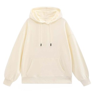 Sweat-shirt à capuche à épaules tombantes avec poches, logo personnalisé OEM, veste imprimée style coréen, uniforme de team building, hoodie ample - Product Image 5