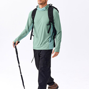 Sudadera con Capucha Ligera y Transpirable para Hombre, Talla Grande, Secado Rápido, Protección Solar UPF 50+, para Pesca, Navegación y Senderismo - Product Image 2