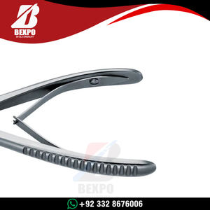 Pinzas Quirúrgicas de Acero Inoxidable de Calidad Premium, Tipo Beyer, Curvas, de 3mm, Doble Acción, 7 Pulgadas, Instrumentos Ortopédicos - Product Image 3