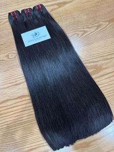 Offre Spéciale, Extensions de Cheveux Naturels Noirs 100% Humains Bruts Vietnamiens, Très Appréciées, Douces et Naturelles pour Coiffure en Salon. - Product Image 4