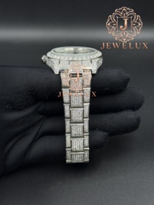Reloj de Lujo con Diamantes de Moissanita para Hombre, Estilo Hip Hop, Resistente al Agua, para Uso Diario y Eventos Especiales, en Venta - Product Image 6