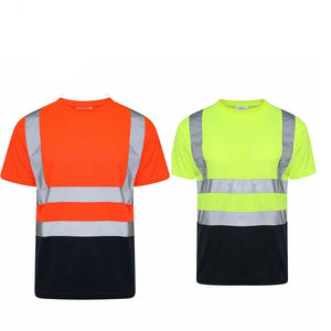 Wholesale High Visibility Reflective Tape Safety <b>Work</b> T-Shirt Polyester/Nylon/Spandex <b>Waterproof</b> Self-Adhesive Custom Logo Color - Product Image 1