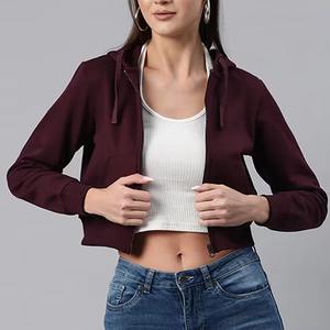 Sudadera Corta Casual con Cuello Alto, de Forro Polar Estampado de Alta Calidad, Transpirable, Diseño Único sin Forro, Ropa Urbana de Invierno, con Logotipo Frontal - Product Image 2