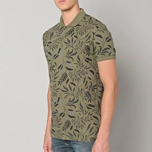 Chemise de golf en coton tricoté à manches courtes pour homme, avec logo frontal, couleur unie, séchage rapide, tendance estivale, vêtement décontracté de qualité supérieure - Product Image 2