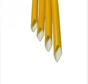 Gaine isolante en fibre de verre enduite de polyuréthane haute tension 4KV – Matériaux d'isolation premium pour faisceaux de câblage domestique - Product Image 1