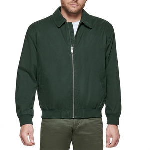 Premium Cotton Twill Bomber <b>Jacket</b> Custom Logo Casual <b>Lightweight</b> <b>Men</b> Windbreaker - Product Image 4