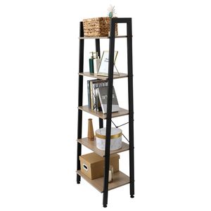 Scaffale Industriale a 5 Ripiani, Libreria e Unità di Stoccaggio per Ufficio, Bagno o Soggiorno - Product Image 2