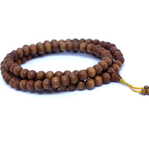 Rosario Islámico Clásico de Madera de Sándalo Blanco de la India, 99 Cuentas de 10 mm, Tasbih Misbaha, Certificado por Terceros, Unisex, Regalo para Yoga y Fiestas - Product Image 2