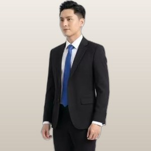 Traje de Negocios para Hombre ANIMA ACB, Transpirable, Premium, Antiarrugas, Profesional para Oficina - Product Image 3
