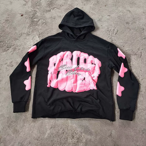 Ensemble de survêtement 2 pièces pour homme et femme, sweat à capuche et pantalon à cordon de serrage, imprimé lettres, vêtements de sport, collection automne - Product Image 2