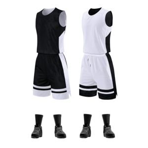 Custom Professional Sublimation Reversible Green and White Basketball Jersey Basketball Shirt Basketball Uniform - Product Image 5