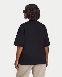 T-shirt ample en coton épais pour femme, coupe oversize, épaules tombantes, style décontracté - Product Image 2