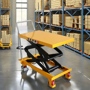 โต๊ะยกไฟฟ้าแบบกรรไกร ราคาประหยัด รับน้ำหนักได้ 450 กก. ความสูงในการทำงาน 1.4 ม. สำหรับใช้ในคลังสินค้า จากเวียดนาม - Product Image 2